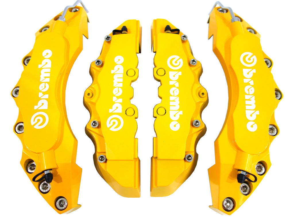 Holden Ute Vu Vy Vz Ve Vectra Zc Br Big Yellow Brake Caliper Cover 4pcs F Rear Ebay